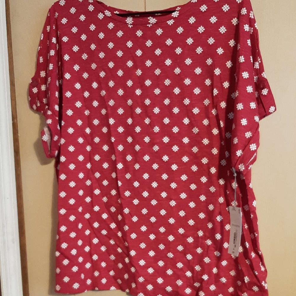 Magenta Floral Women's Top